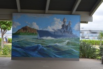 Painting of the USS Arizona
